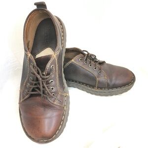 Born Brown Leather Lace-Up Derby Oxfords -8/39-